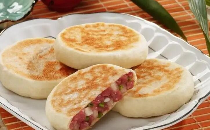 饼万兴金丝牛肉饼