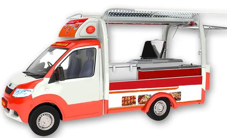 烧烤铺子小吃车
