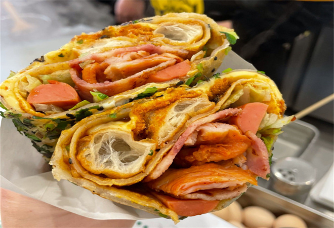 卷二饼上海蛋饼 卷二饼上海蛋饼