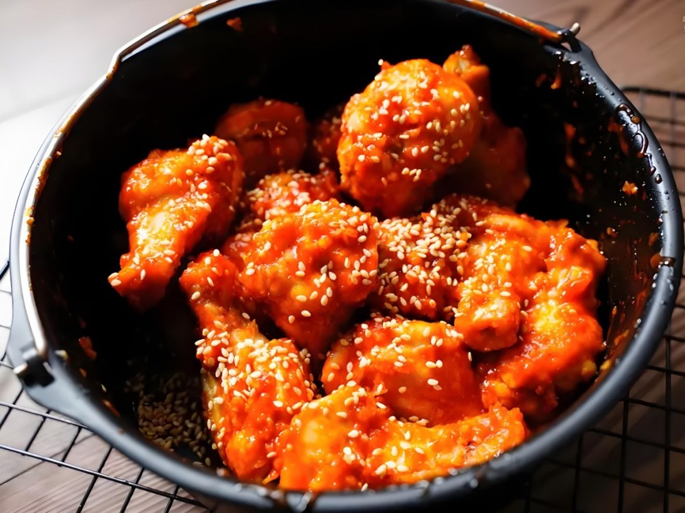 对讲鸡炸鸡