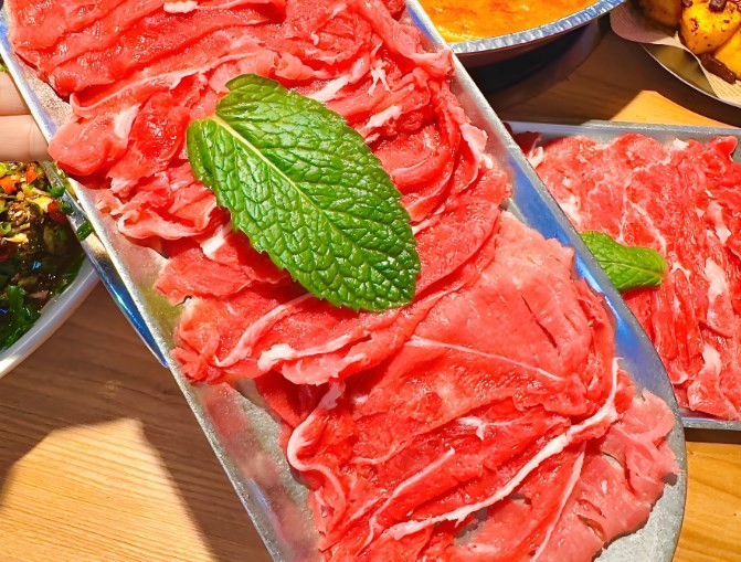 穆庄清真鲜切黄牛肉自助火锅