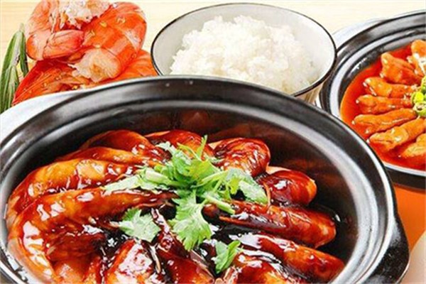 侠小二烧汁虾米饭加盟