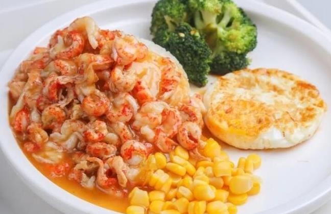 33颗小龙虾拌饭