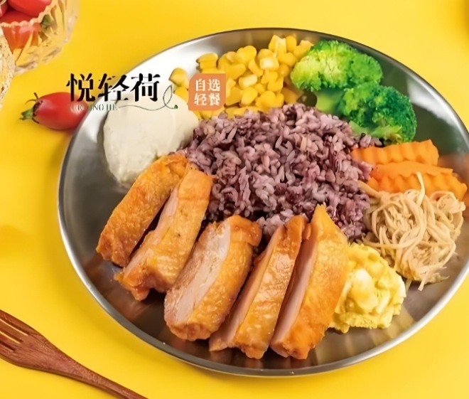 悦轻荷自选轻餐加盟