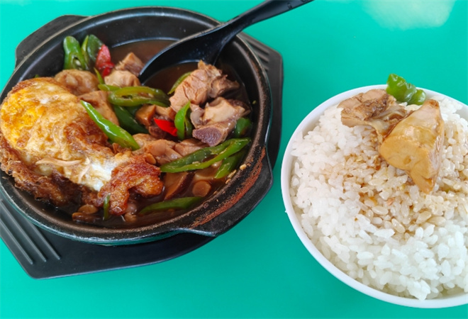 古火在黄焖鸡米饭