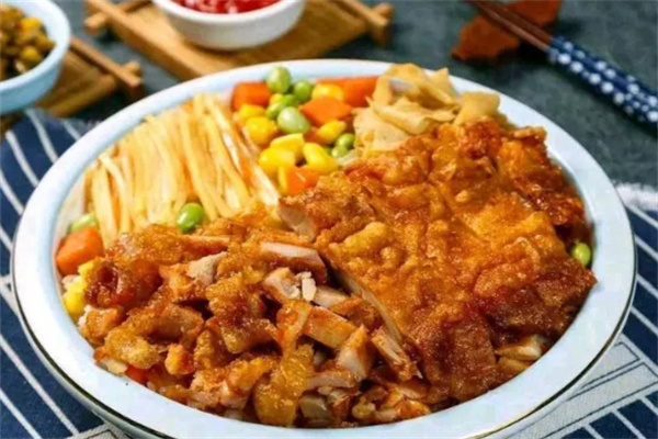 比尔麦脆皮鸡拌饭加盟