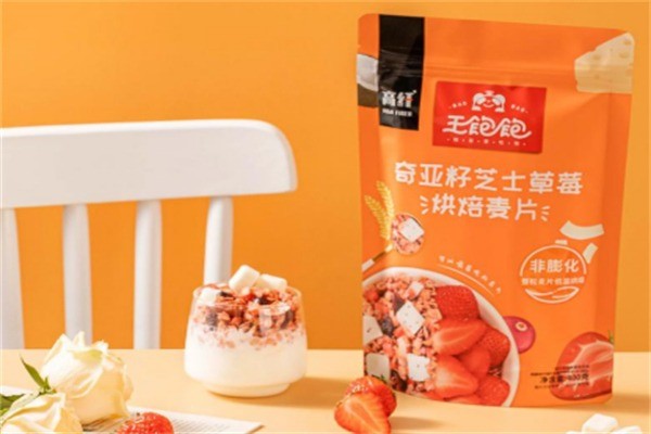 王饱饱酸奶水果烘焙麦片加盟