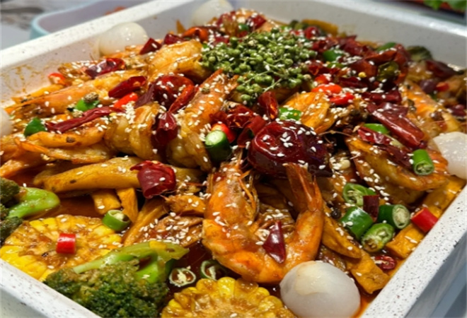 扶摇树下椒麻鲜活虾
