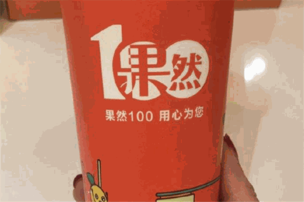 果然100水果饮品加盟