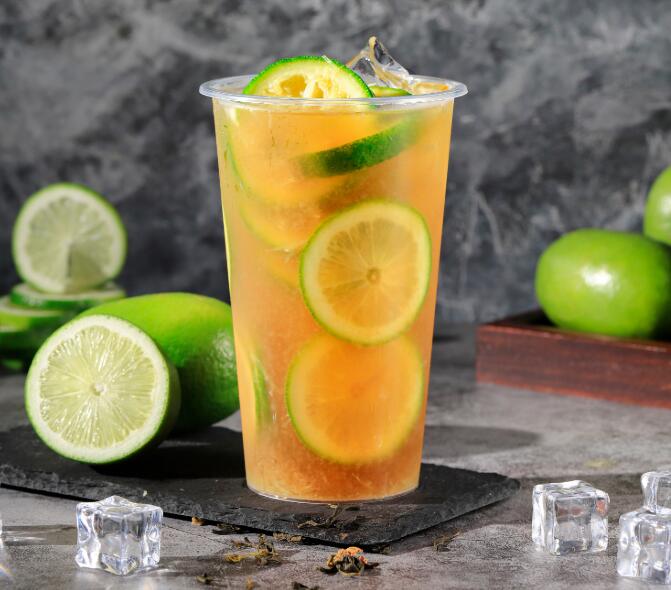 就是柠手打柠檬茶