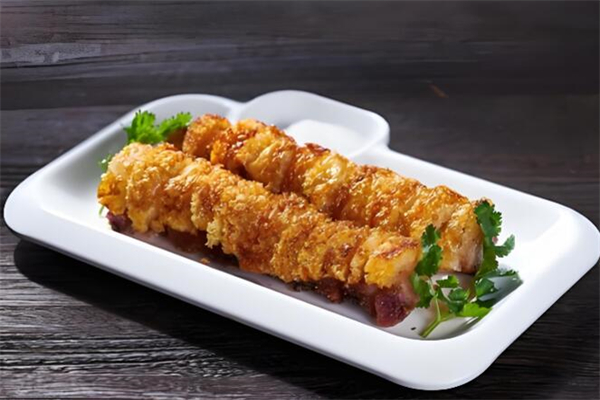 老崔脆皮五花肉加盟
