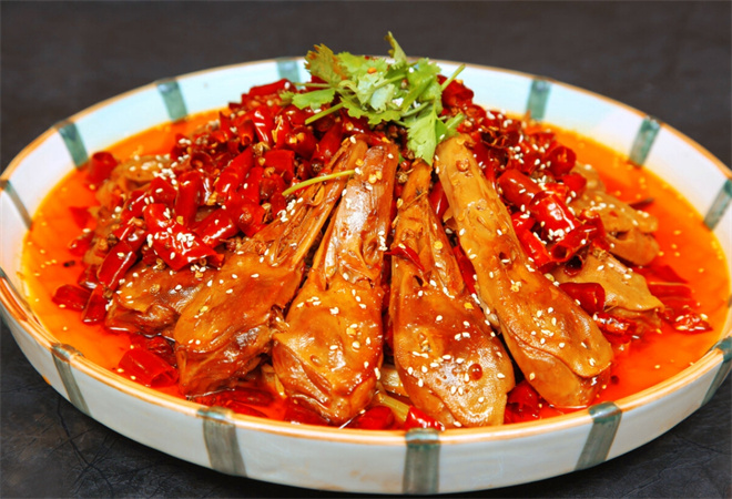 香辣鸭头 香辣鸭头