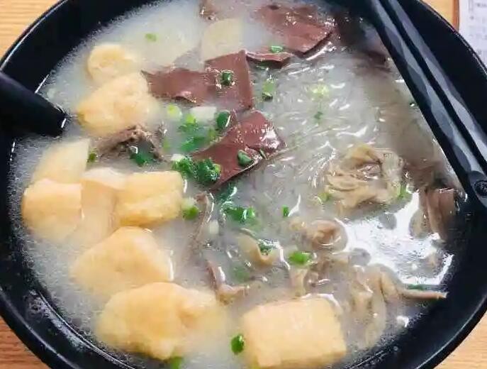 喜报三元鸭血粉丝汤