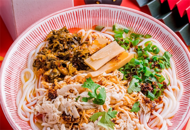 鸡丝米线 鸡丝米线