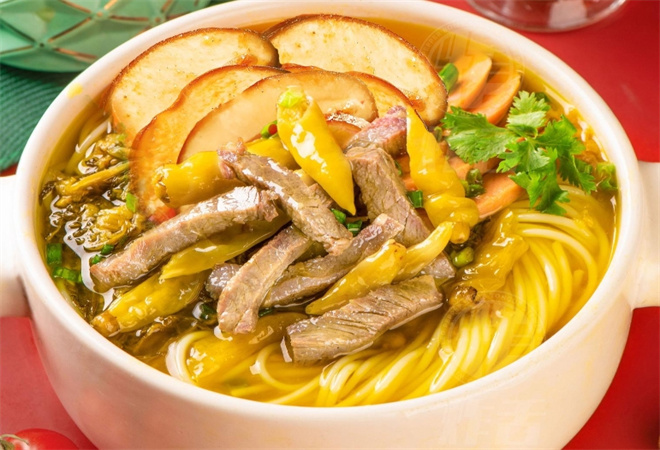 泡椒牛肉米线 泡椒牛肉米线