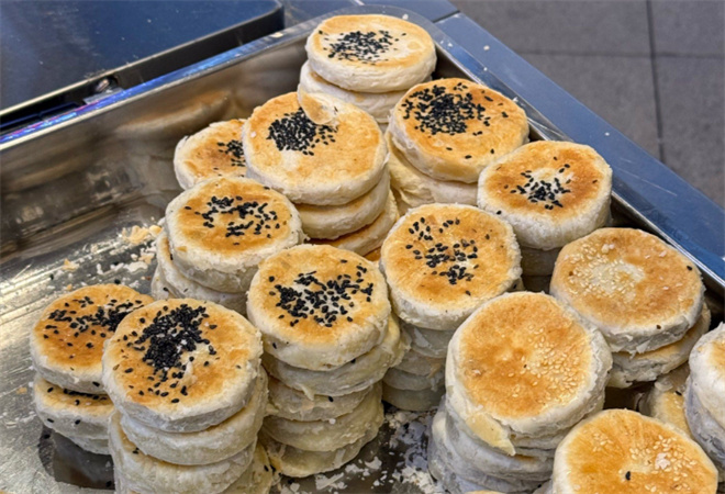 庐州酥院现烤板栗饼 庐州酥院现烤板栗饼
