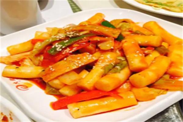 韩中缘年糕料理加盟
