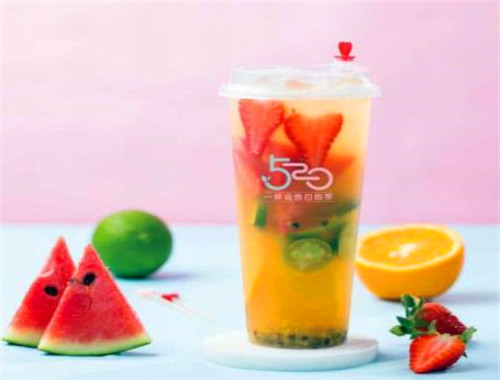 520冷热奶茶加盟