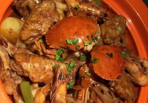 懒胖肉蟹煲加盟