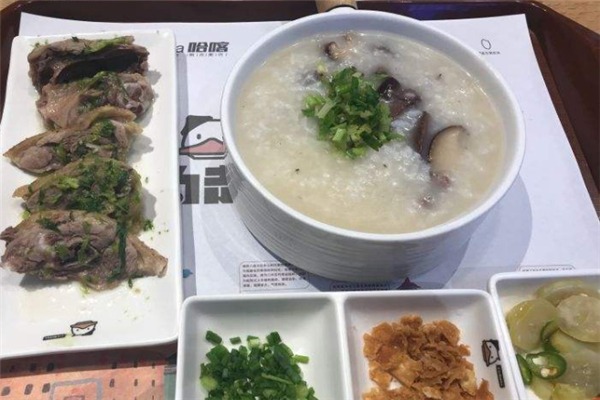 哈喀鸭肉粥坊加盟
